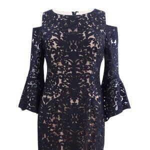 HOLIDAY'S NWT! XSCAPE Black BODYCON Dress GORGEOUS!!  38"chest 38" length sz.14